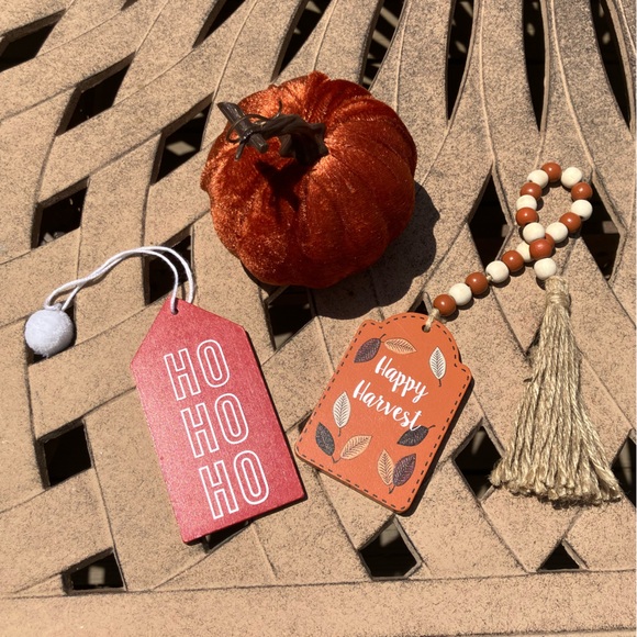 Fall  3 set Orange pumpkin/ Decor - Picture 1 of 7
